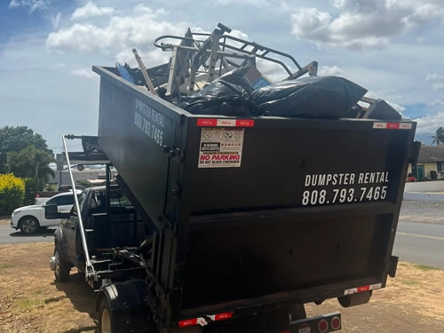 CKS Hauling Maui emergency dumpster rental