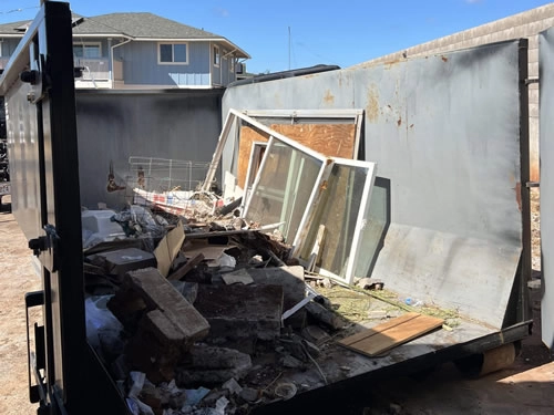 CKS Hauling Maui renovation dumpster rental